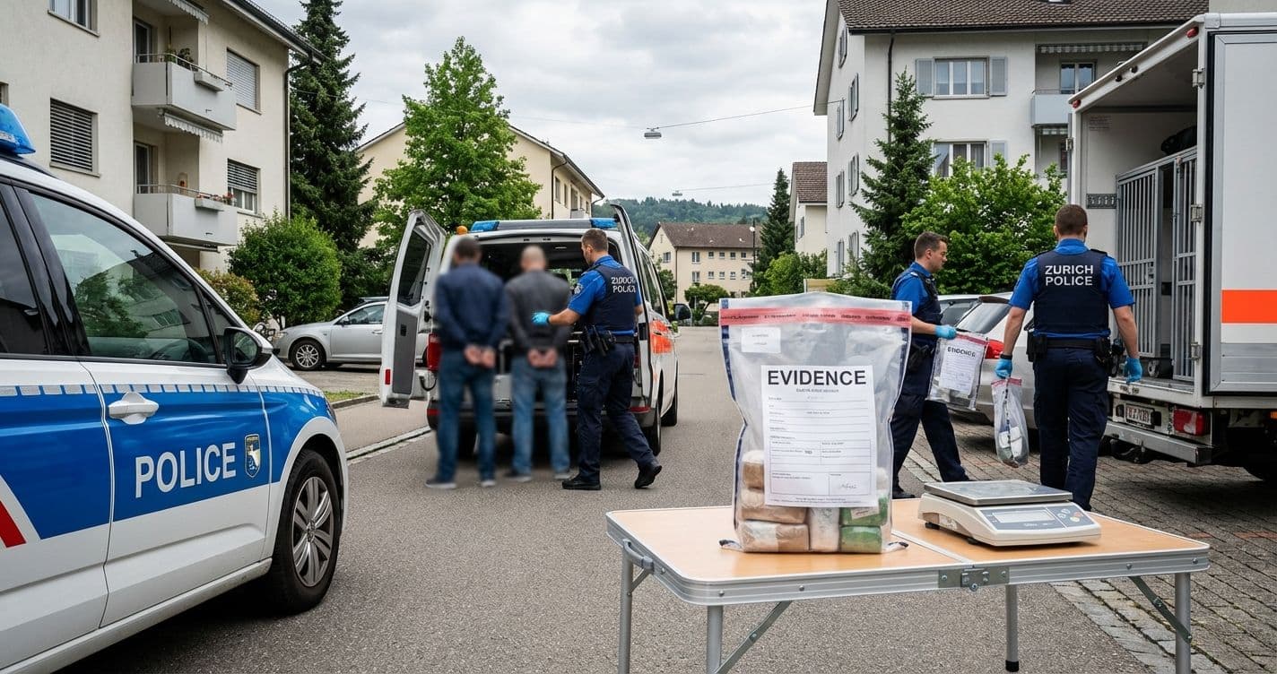 Adliswil: Zwei mutmassliche Drogenhändler festgenommen und mehrere Kilogramm Drogen sichergestellt